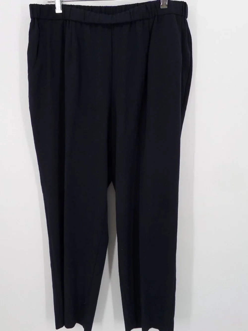 JM Collection  Women's Fall Dress Pants Navy Blue Straight Leg Size 20WP
